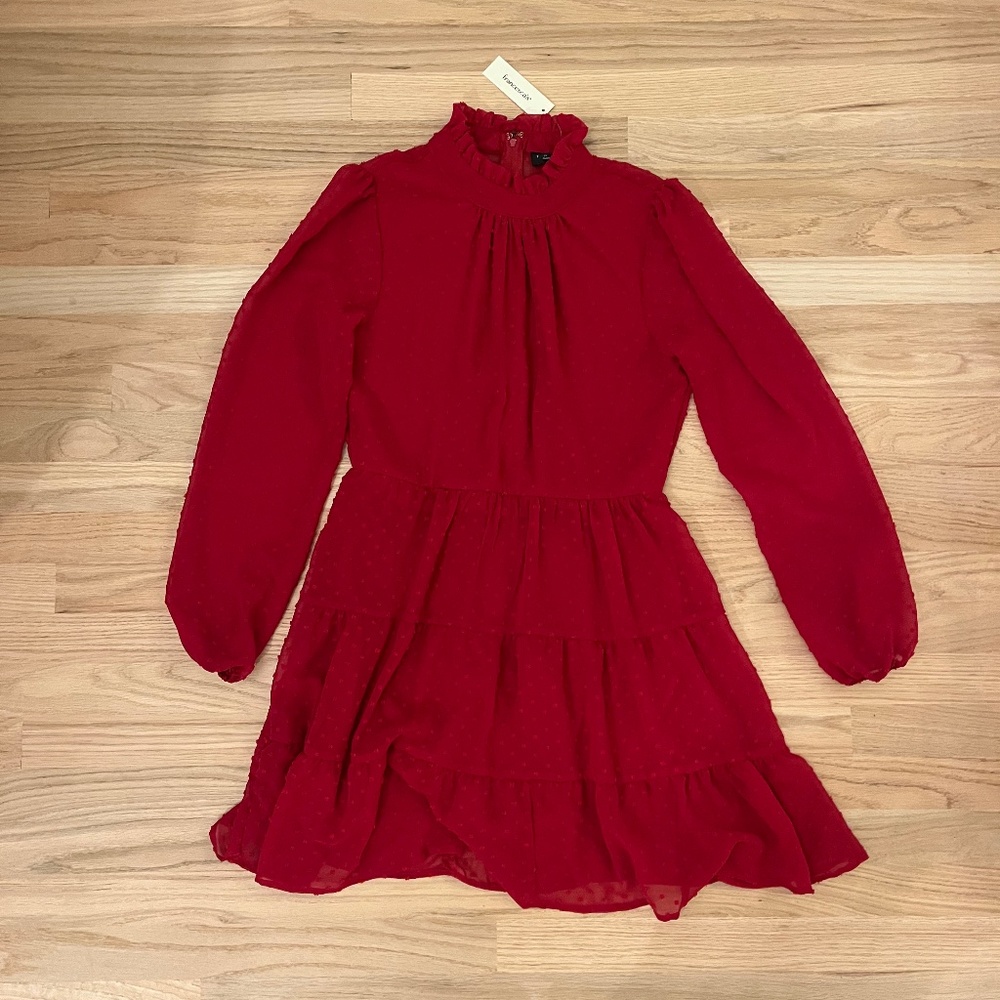 Long Sleeve Red dress